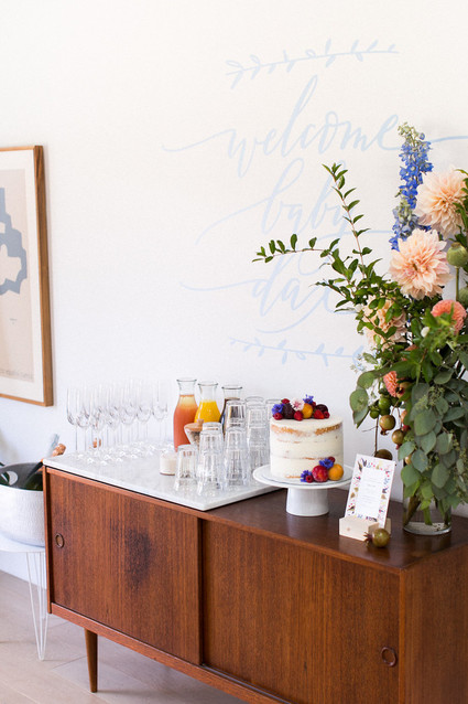 summer backyard baby shower