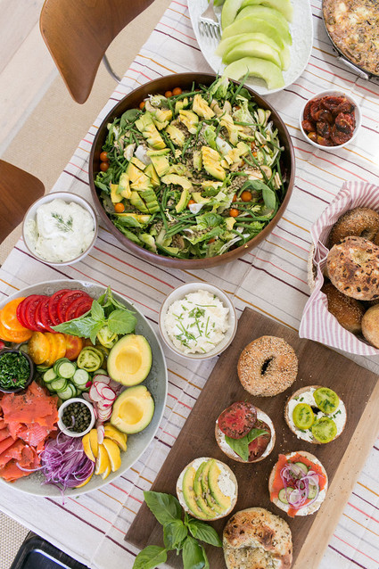 summer backyard baby shower