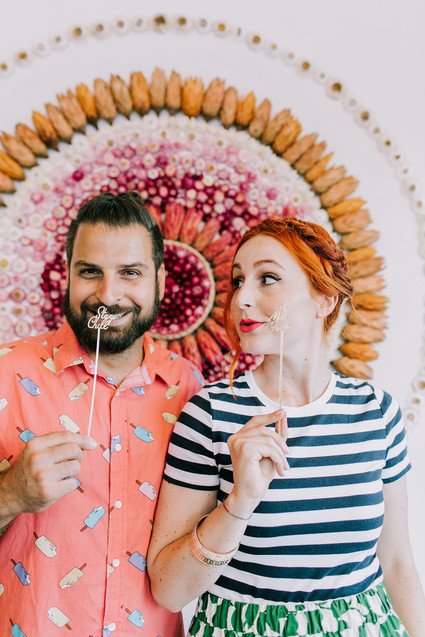 Ice cream engagement shoot