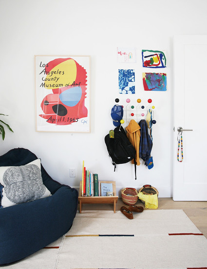 Modern natural shared boys room