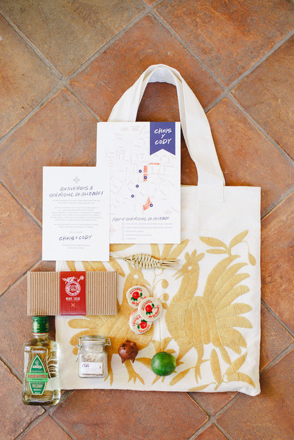 Destination Mexico wedding favors