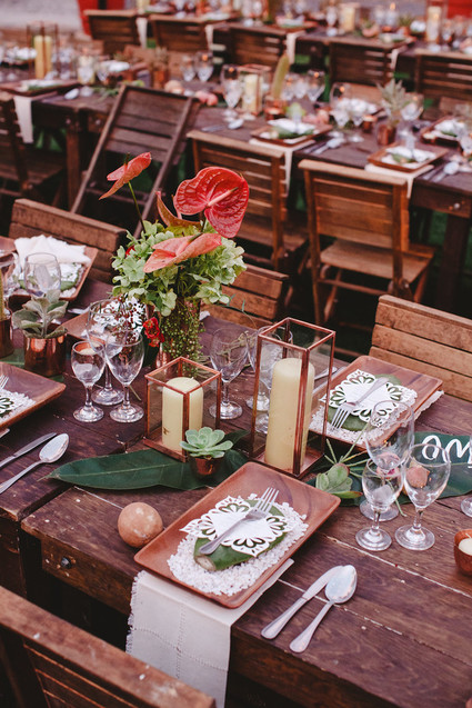 Destination Mexico wedding decor
