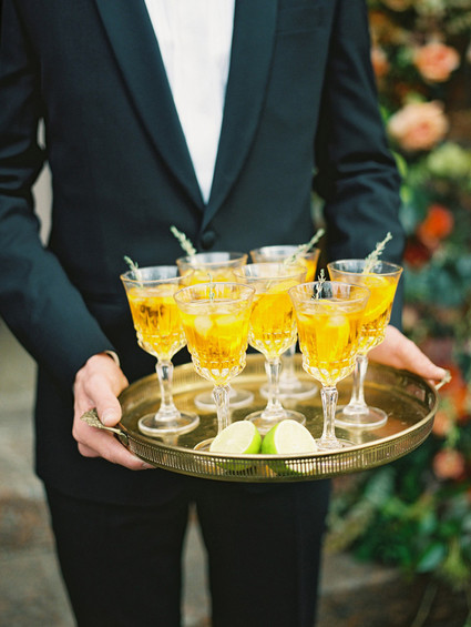 Spring wedding cocktails