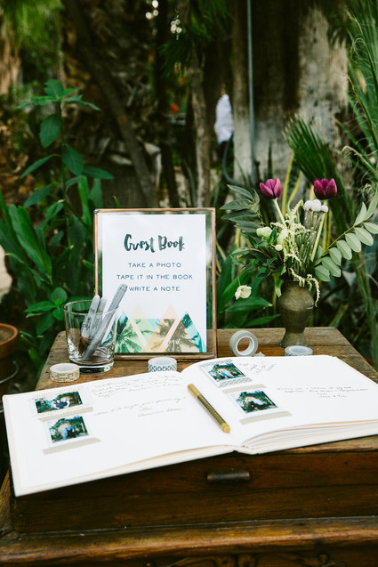 Wedding guest book
