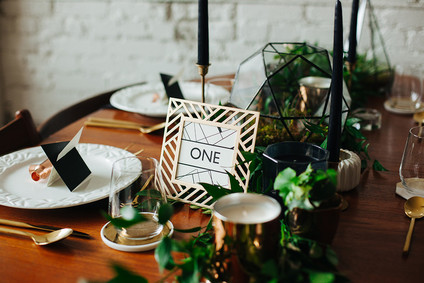 Modern dinner party