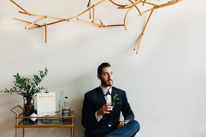 Modern bachelor party inspiration