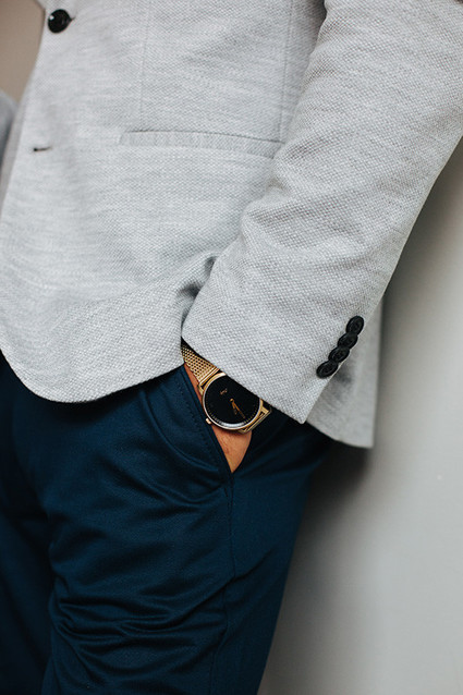 Modern groom fashion