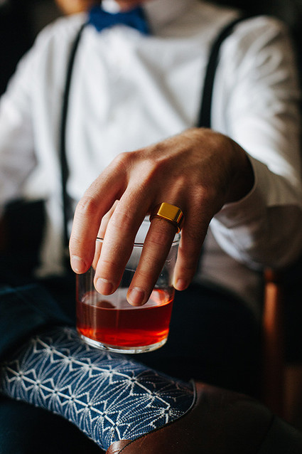 Modern groom fashion