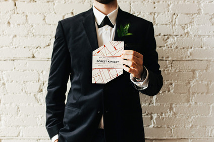 Modern groom fashion