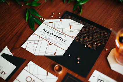 Modern bachelor party inspiration