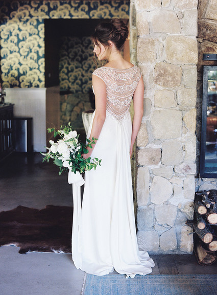 Elegant wedding dress from David's Bridal