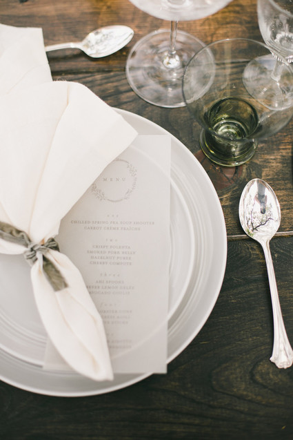 Classic place setting
