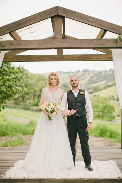 Rustic California ranch wedding