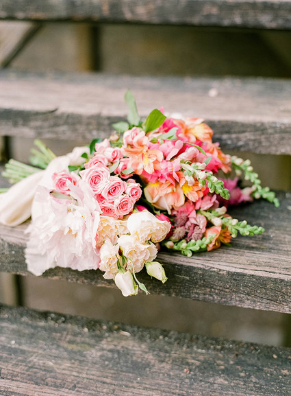 Spring bridal bouquet