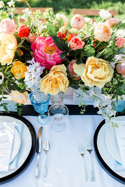 Summer wedding decor