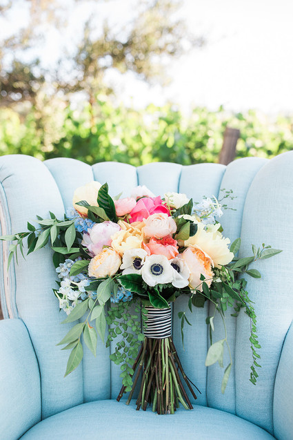 Summer bridal bouquet