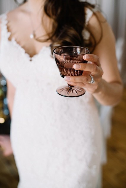 Vintage cocktail glass