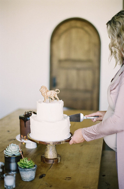 Regal boy's baby shower