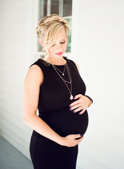 Black and white Southern baby shower