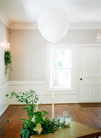 Black and white Southern baby shower