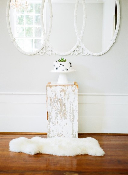 Black and white Southern baby shower