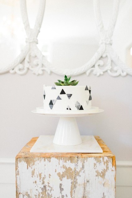 Black and white Southern baby shower
