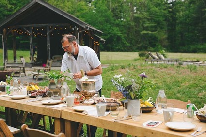 Simple rustic summer baby shower