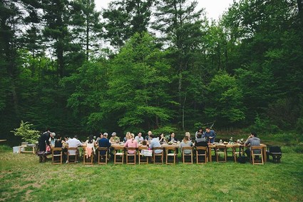 Simple rustic summer baby shower