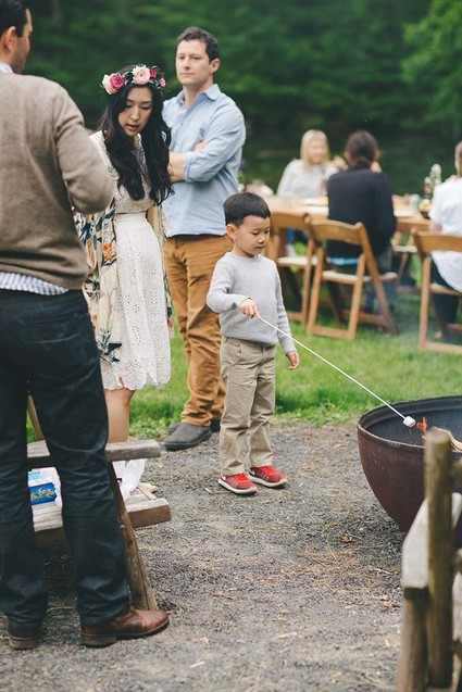 Simple rustic summer baby shower