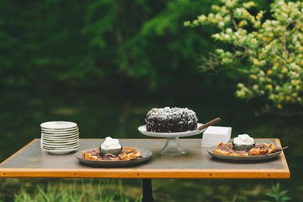 Simple rustic summer baby shower