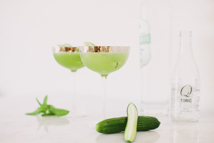Cucumber cocktail for summer