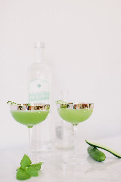 Cucumber cocktail for summer