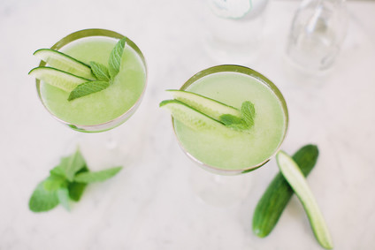 Cucumber cocktail for summer
