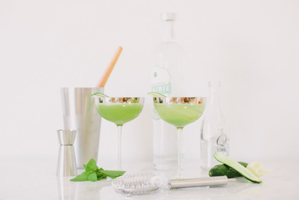Cucumber cocktail for summer