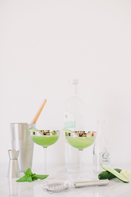 Cucumber cocktail for summer