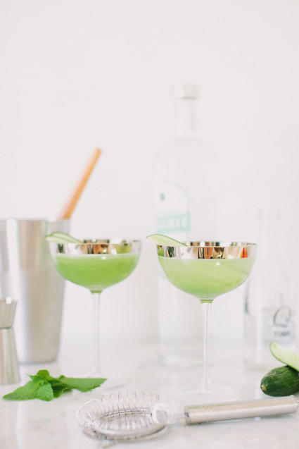 Cucumber cocktail for summer