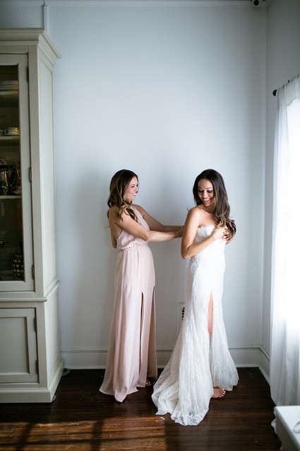 bride getting ready