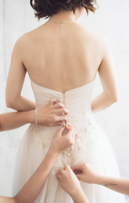 bride getting ready