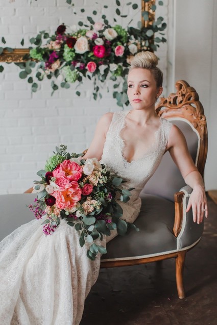 peony-inspired wedding inspiration