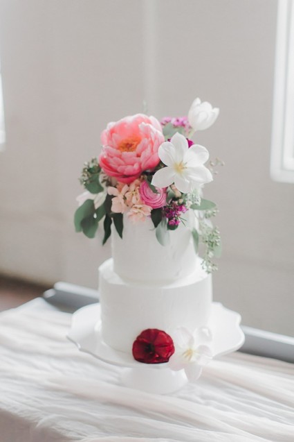 peony cake