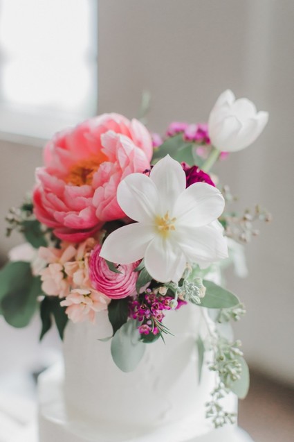 peony cake