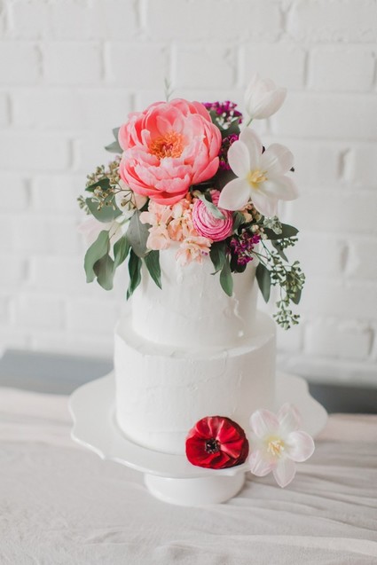 peony cake