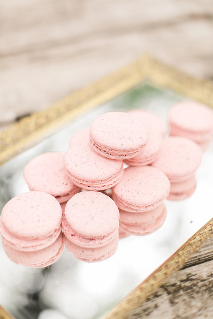 blush macarons