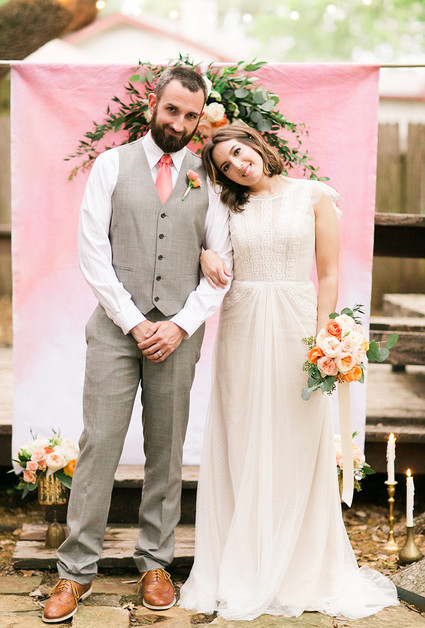 how to throw an intimate backyard wedding