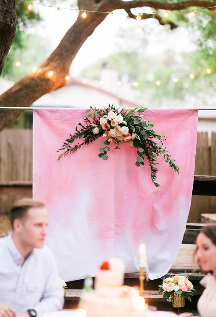 how to throw an intimate backyard wedding