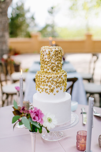 ornate wedding cake