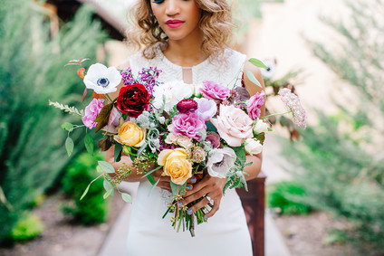 jewel tone late summer wedding ideas