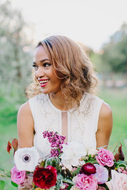 jewel tone late summer wedding ideas