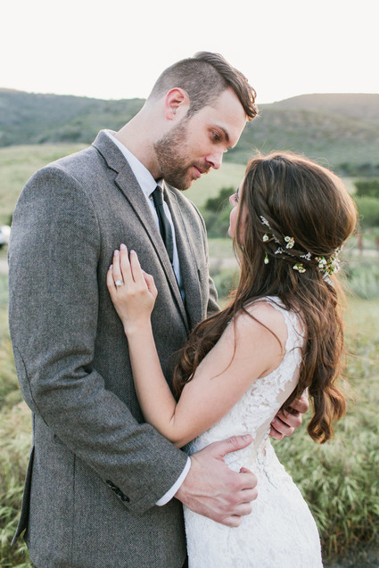 rustic summer canyon wedding
