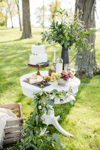 Rustic summer picnic wedding ideas